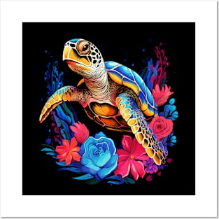 Sea Turtle Happiness Posters and Art